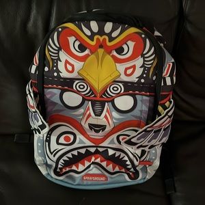 Sprayground full size backpack - Shark Mouth Totem “Apache” with Wings